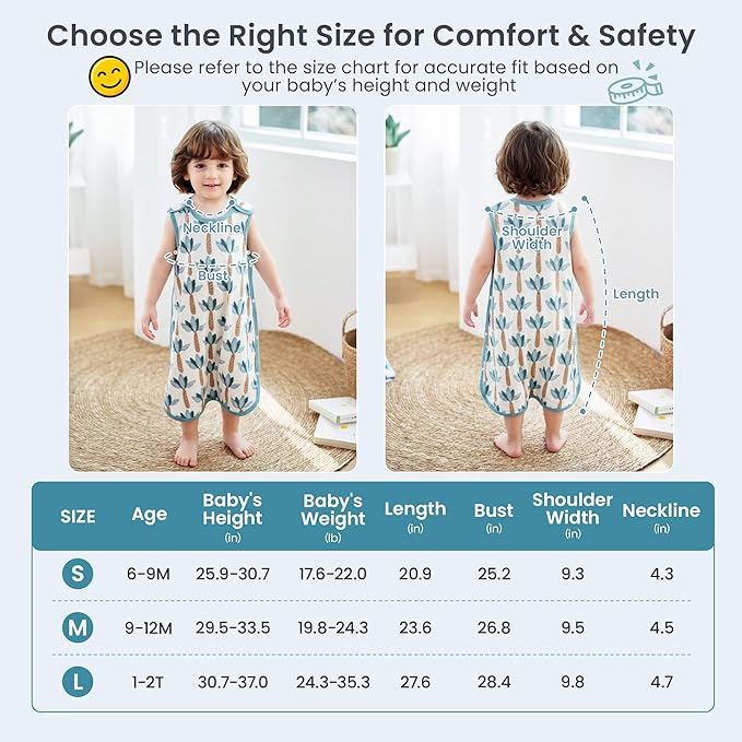 i-baby Baby Sleep Sack, Toddler Sleeping Bag with Outlast Smart Temperature Regulation, Soft Baby Wearable Blanket