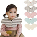 Konny Baby Bibs Set, 360 ° Rotate, Soft and Absorbent Bandana Drooling for Boys Girls baby Essentials