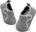 FEETCITY Baby Boys Girls First Walking Shoes Infant Sneakers Crib Shoes Breathable Lightweight Slip On Shoes