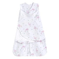 HALO 100% Cotton Sleepsack Swaddle, 3-Way Adjustable Wearable Blanket, TOG 1.5, Flamingos, Newborn, 0-3 Months