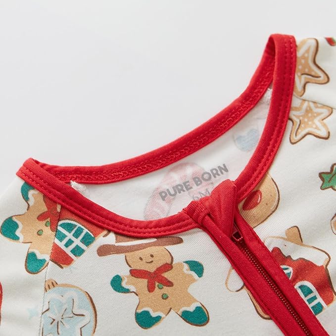 pureborn Baby Infant Boys Girls Sleeper Snug Fit Viscose from Bamboo Pajamas 0-24 Months