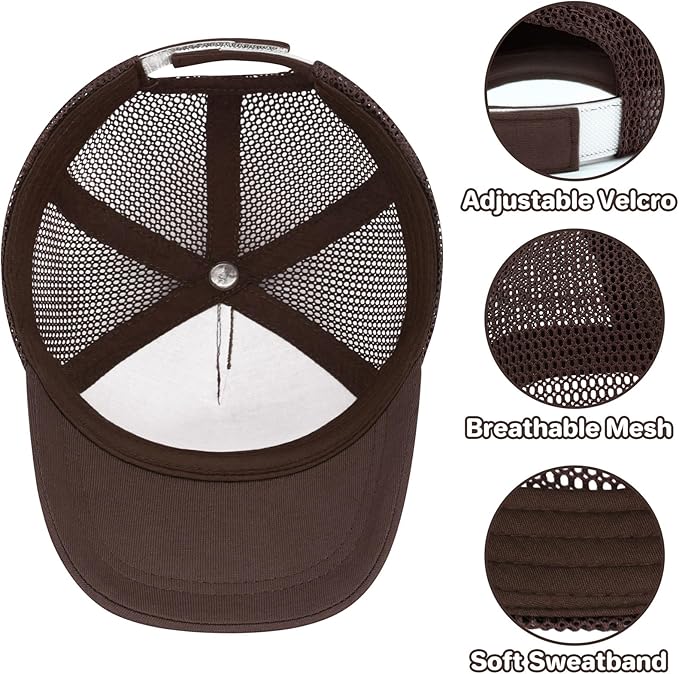 qikqik Baby Baseball Cap Toddler Baseball Hat with Mesh Infant Sun Hat UPF 50+ Baby Ball Cap Toddler Girl Hats Kids Hat Boys