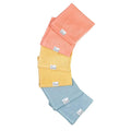 Copper Pearl 6 Ultra Soft Baby Bath Washcloths Premium Large Soft Piper 11" x 11" Towels