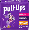 Pull-Ups Girls' Potty Training Pants, Size 3T-4T Training Underwear (32-40 lbs), 20 Count