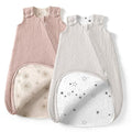 lulumoon Sleep Sack Muslin for Baby: Cotton Wearable Blanket for 15-24 Months - Soft Lightweight Ideal for Nursery Lounge Nighttime Naptime