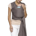Moby Baby Wrap Carrier Classic for Newborns to Toddlers (8-33lbs), Infant Sling Carrier, Lightweight & Hands Free Design, Adjustable for All Body Types (Slate)