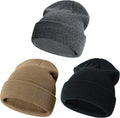 YMYDYFC Baby Beanie 3Pack Toddler Beanie Infant Knit Hat Baby Winter Hats for Boy Girl Winter Clothes Warm Knit Cap 0-6Years