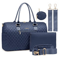LOVEVOOK Diaper Bag Tote with Pacifier Case and Changing Pad, Large Capacity Mommy Bag for Hospital and Weekender Travel, Functional Baby Bag Newborn Baby Essential, Blue