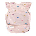 Tiny Twinkle Short Sleeve Apron Baby & Toddler Bib for Girls – Waterproof, Mess-Proof Bibs for Eating & Feeding, Machine Washable,Perfect Holiday Gift (Unicorn Confetti, 6–24M)
