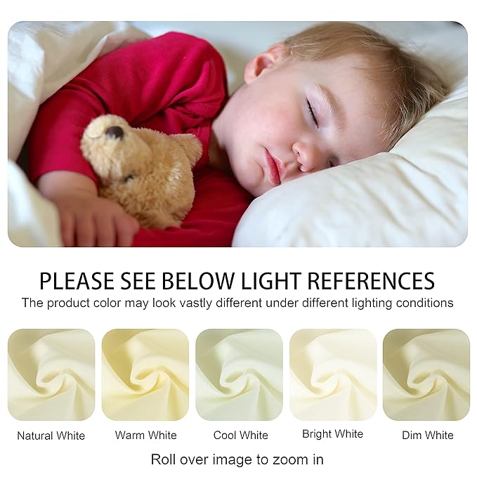 NTBAY Down Alternative Toddler Comforter, Lightweight and Warm Solid Color Baby Crib Quilted Blanket, 39x47 inches, White