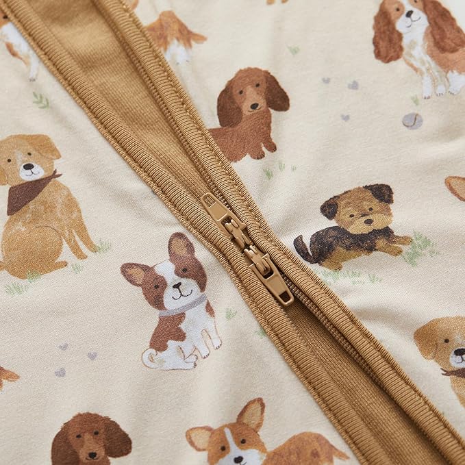 pureborn Baby Infant Boys Girls Sleeper Snug Fit Viscose from Bamboo Pajamas 0-24 Months