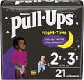 Pull-Ups Girls' Nighttime Potty Training Pants Training Underwear, 2T-3T, 21 Ct