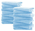 16 Pack Burp Cloths for Baby - 20" by 10" Ultra Absorbent Burping Cloth, Newborn Towel - Milk Spit Up Rags - Burpy Cloths for Unisex, Boy, Girl - Burp Cloths Set (Aquamarine)