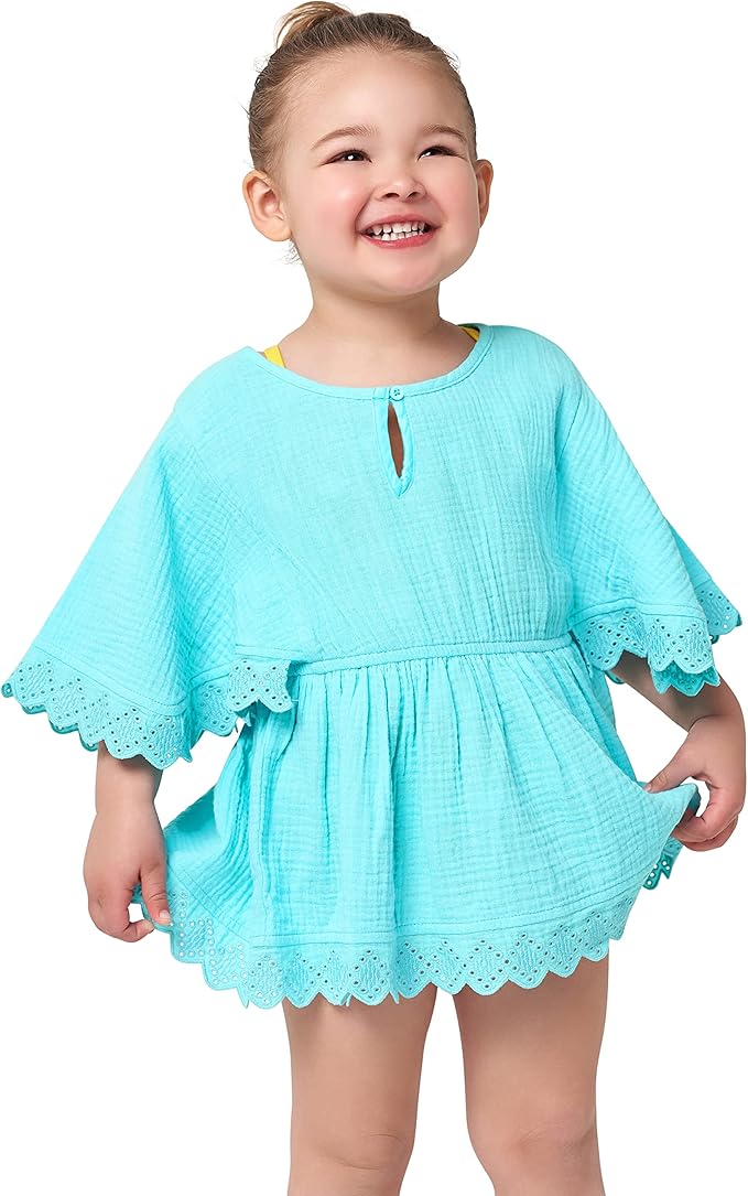 Gerber baby-girls Toddler Kaftan Swim Cover Up