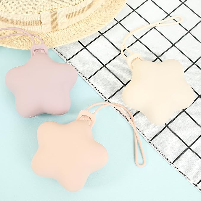 12 Pack Silicone Pacifier Holder Case, Safe and Soft Material, Pacifier Pouch Portable Pacifier Case with Stretchy Lanyard, Protective Pacifier Storage Case for Diaper Bag Stroller Travel