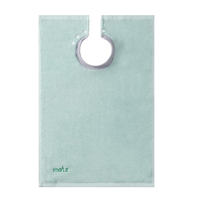 MATZ Terry Towel Snap On Toddler & Baby Bibs | For Feeding Drooling And Teething | Full Coverage For Babies | Ultra Absorbent 100% Cotton Bibs | Unisex | With Soft Ribbed Neck