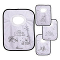 Dreambaby Terry Cloth Cotton Pullover Baby Bibs for Teething Feeding and Drooling - Super Absorbent & Extra Soft - Machine Washable - Jungle Animals