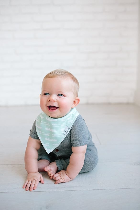 Copper Pearl Baby Bandana Drool Bibs for Drooling and Teething 4 Pack Gift Set “Scout Set