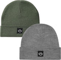 2Pack Baby Beanie Knit Toddler Hat for Girls Boys 0-8 Years