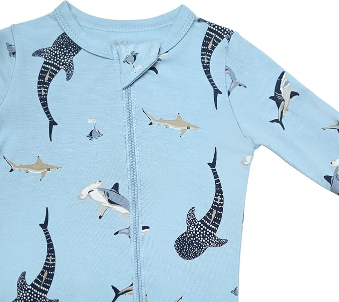KYTE BABY Unisex Rayon Made From Bamboo Zippered Rompers 0-24 Months