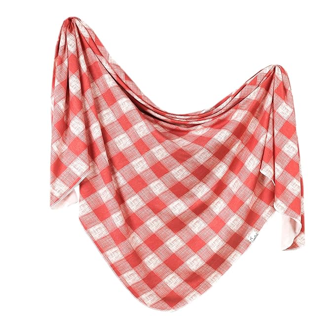 Copper Pearl Large Premium Knit Baby Swaddle Receiving Blanket Ralphie
